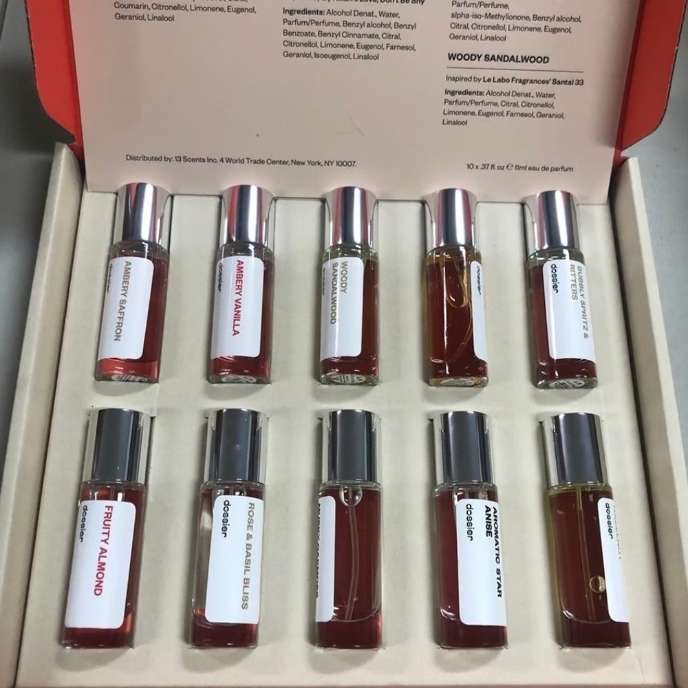 Set of Nine Fragrance Oils
